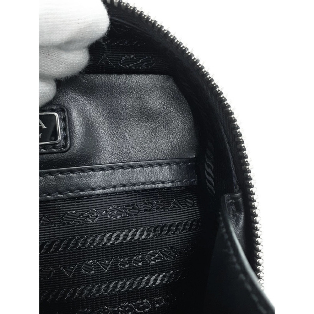 Prada Brick Saffiano One Shoulder Hobo Bag Body - Picture 6 of 9